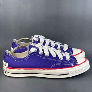 Converse Chuck 70 Ox Court Purple/Egret/Red sneaker shoes men’s size 10.5